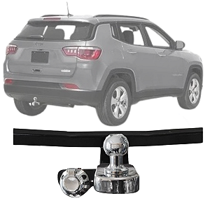 ENGATE DE REBOQUE RABICHO FIXO JEEP COMPASS 2017/2023 400KG