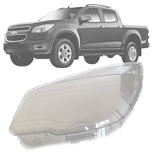 LENTE FAROL CHEVROLET S10 2012/2016 LADO ESQUERDO