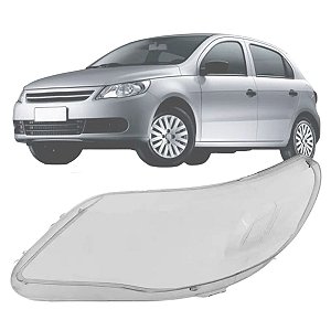 LENTE DO FAROL PRINCIPAL GOL GV G5 2009/2012 LADO ESQUERDO