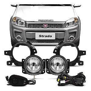 KIT FAROL DE MILHA STRADA WORKING 2014 A 2018 BOT MOD UNIVER