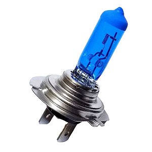 LÂMPADA SUPER BRANCA H7 12V 55W EFEITO XENON 8500K