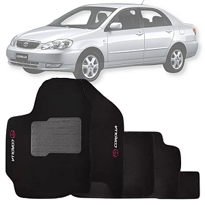 TAPETE CARPETE COROLLA 02/08 (05 PCS)