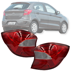 LANTERNA TRASEIRA CRISTAL KA HATCH 2019 Á 2022 LADO ESQUERDO