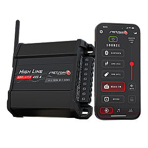 DSPLAYER AMPLIFICADOR DIGITAL 400W 4 CANAIS 2 OHMS