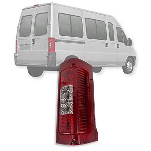 LANTERNA TRASEIRA DUCATO 2005 Á 2017 CRISTAL LADO DIREITO