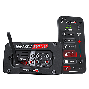DSPLAYER AMPLIFICADOR DIGITAL 400W 4 CANAIS 2 OHMS BOB400.4