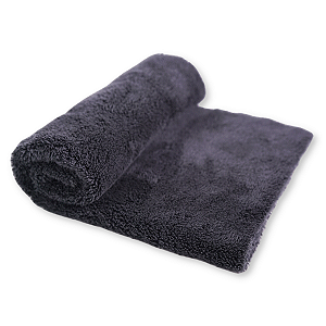 TOALHA MICROFIBRA FELPUDA PRETA 40X40CM VONIXX