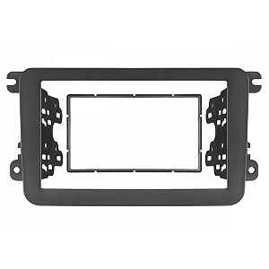 MOLDURA PAINEL GOL G7 AMAROK JETTA TIGUAN 2 DIN PRETO