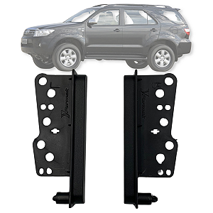 MOLDURA LATERAL ABS 2 DIN HILUX SW4 2005 Á 2015 PRETO
