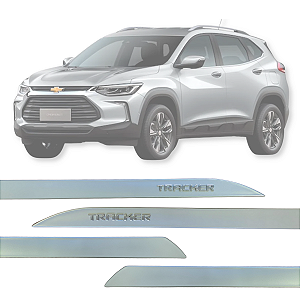 Friso Lateral Gm Tracker 2013 A 2019 Cor Original C/ Cromado