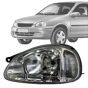 FAROL DIANTEIRO LISA VIDRO CORSA 2001 Á 2010 LADO ESQUERDO