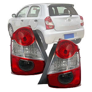 PAR LANTERNA TRASEIRA ETIOS HATCH RE FUME 2013 A 2018