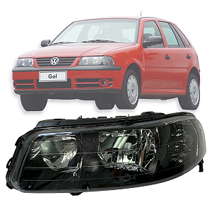 FAROL FOCO DUPLO FUME C/CHAPEU GOL 1999 Á 2005 GIII LE