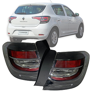 PAR LANTERNA TRASEIRA FUME CANTO SANDERO 2020 Á 2025