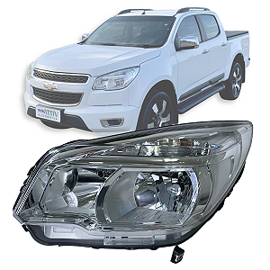 FAROL DIANTEIRO S10 2012 Á 2016 S/PROJETOR MANUAL ESQUERDO