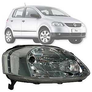 FAROL DIANTEIRO FOCO SIMPLES FOX/SPACEFOX 2004/2007 DIREITO