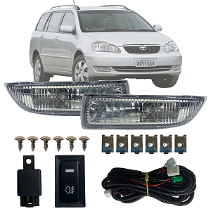 KIT FAROL DE MILHA AUXILIAR COROLLA FIELDER 2003 Á 2004