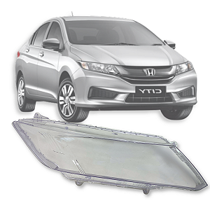 LENTE FAROL HONDA CITY 2014 Á 2017 ACRÍLICO LADO DIREITO