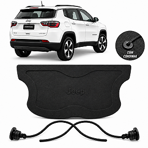 TAMPÃO TAMPA PORTA MALAS BAGAGIO JEEP COMPASS 2016 A 2021