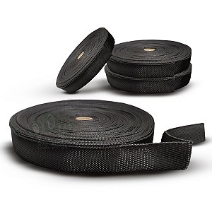 4 Rolos 50 Metros Fita Cd Reforçada 30mm Alça Bolsa Mochilas