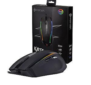 Mouse Gamer Hoopson Kata Programável, Switch Omron, Sensor Avago A3050, 4000 DPI - GX18