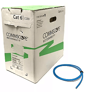 Caixa de Cabo De Rede Cat6 Commscope Netconnect 305m Azul
