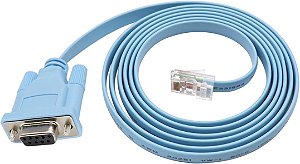 Cabo Console Rj45 Cat5 Ethernet / RS232 - DB9 Serial Fêmea
