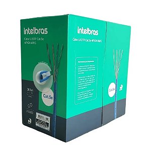 Caixa de cabo de rede intelbras cat.5e 4px24awg cinza