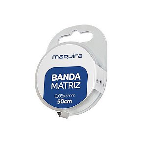 BANDA MATRIZ METALICA - 0,05 X 5 X 500MM - MAQUIRA