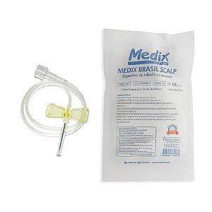 Scalp Polybag Luer Lock C/ 100 Unidades - Medix