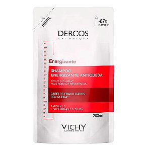 Shampoo Dercos Energizante Antiqueda Refil 200Ml - Vichy