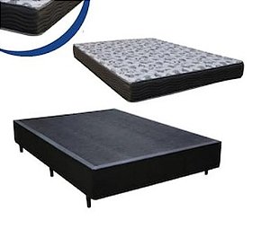 Cama Casal Box Casal Espuma Selada de 12cm D-20 - Altura 54cm