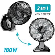 Ventilador Mesa e Parede 180W 8 Pás 50cm WAP FLOW TURBO