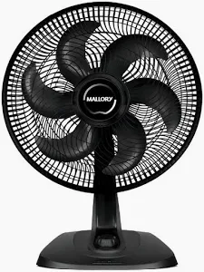 Ventilador De Mesa Mallory Turbo Fresh All Black 220v 126w