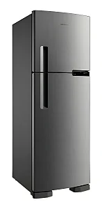 Geladeira Brastemp Frost Free Duplex BRM44HK 375 Litros Com Comparti Cor Inox