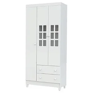 Guarda Roupa Infantil 3 Portas Mariah Branco Acetinado Guarda Roupa Infantil 3 Portas Mariah Branco Acetinado Guarda Roupa Infantil 3 Portas Mariah Branco Acetinado Novo | +5 vendidos Guarda Roupa Infantil 3 Portas Mariah Branco