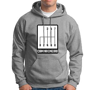 Moleton Caminhoneiro Transmissão de Caminhão Blusa De Frio Casaco Masculino