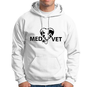 Moletom Canguru Veterinaria Med Vet Profissão Faculdade Curso