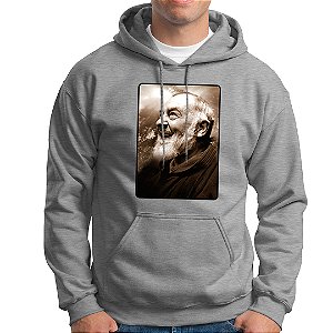 Moletom Canguru Padre Pio PB Religiosa Católica Cristã