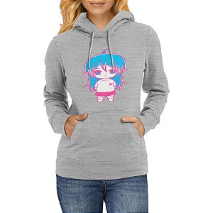 Moletom Canguru Girl Pink And Blue Blusa de Frio