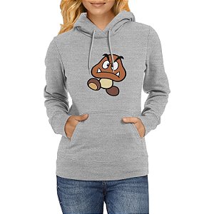 Moletom Canguru Goomba Mario Blusa de Frio