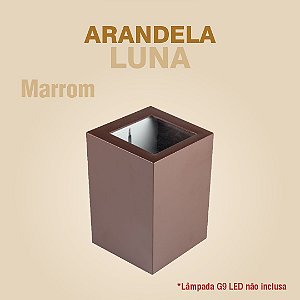 ARANDELA LUNA - MARROM