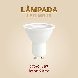 LÂMPADA LED - MR16 GU10