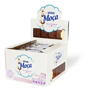 Chocolate leite MOÇA 912g - c/ 24 un
