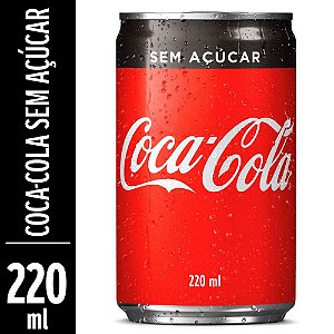 Refrigerante COCA-COLA ZERO - 220mL