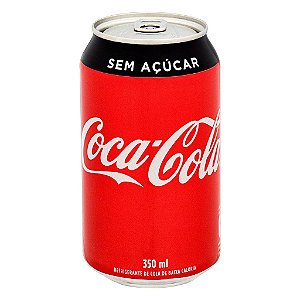 Refrigerante COCA-COLA ZERO - 350mL