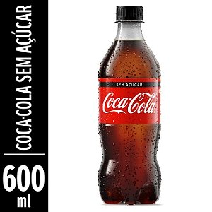 Refrigerante COCA-COLA ZERO - 600mL