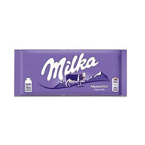 Barra de Chocolate ao leite MILKA - 100g