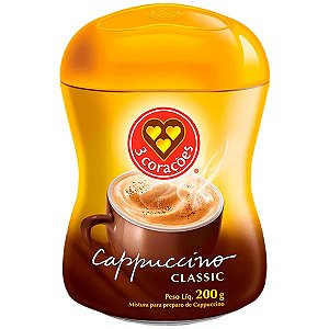 Cappuccino 3 CORAÇÕES Classic -  200g