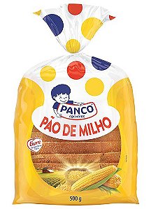 Pão em fatias de milho PANCO PÃO DE MILHO 500G 1 UN